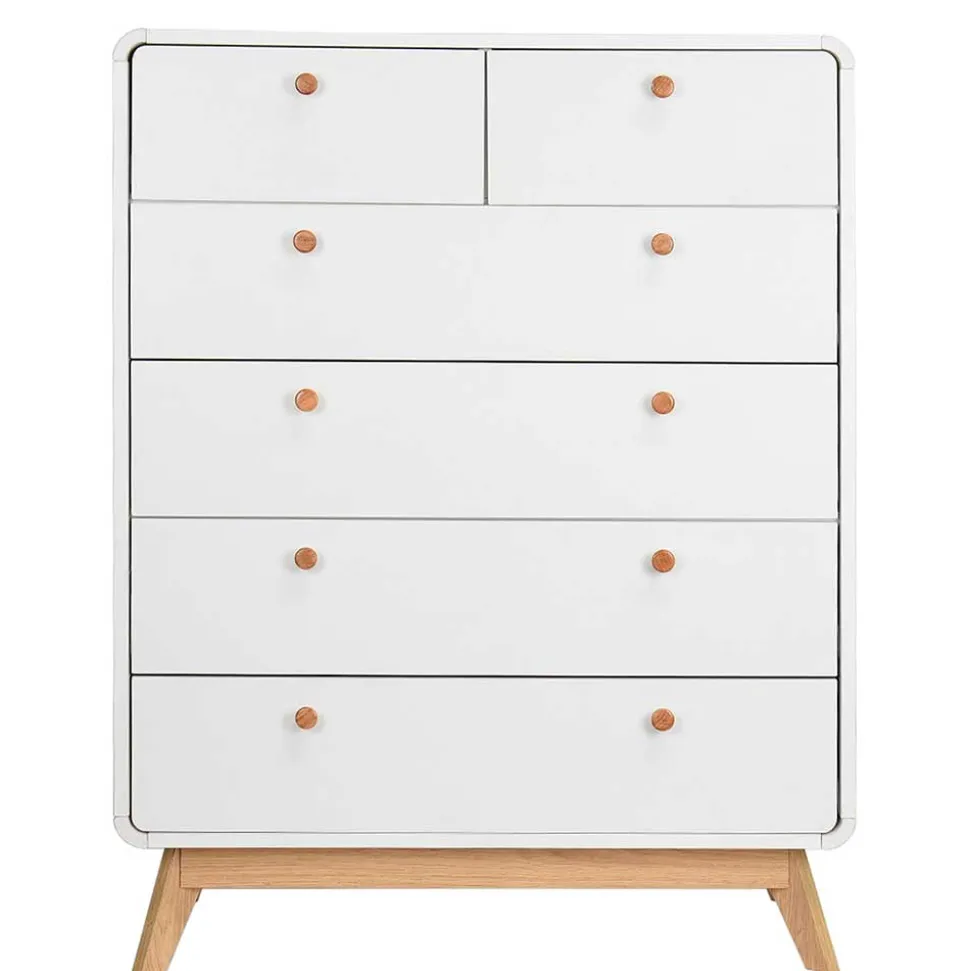 Günstige Kommode mit sechs Schubladen - Kolreva