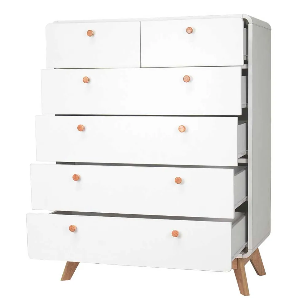 Günstige Kommode mit sechs Schubladen - Kolreva