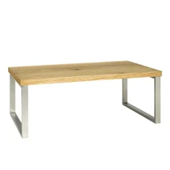 Günstiger Sofatisch im Loft Style Vynessa mit Eiche Furnier