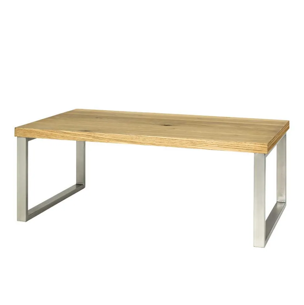 Günstiger Sofatisch im Loft Style Vynessa mit Eiche Furnier