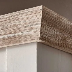 Günstiges Highboard im Scandi Chic Nedita in Weiß