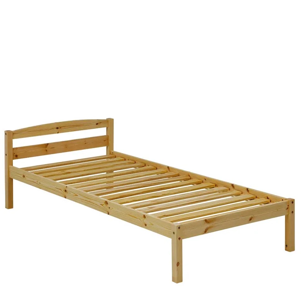 Günstiges Holzbett aus Fichte Massivholz - Niels