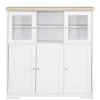 Günstiges Landhaus Highboard 125x125x35 - Akedra