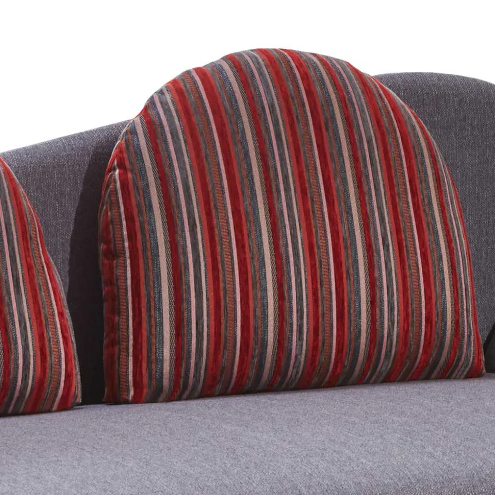 Graue Federkern Schlafcouch mit Bettkasten - Langos