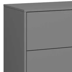 Graue Kommode mit drei Schubladen - Niento