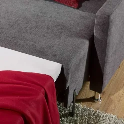 Graue Schlafcouch in drei Breiten - Jaxon