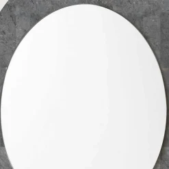 Grauer Spiegel mit Rahmen aus Stein - Maratas