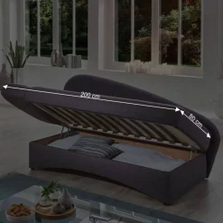 Graues Daybed mit Bettkasten - Perfect