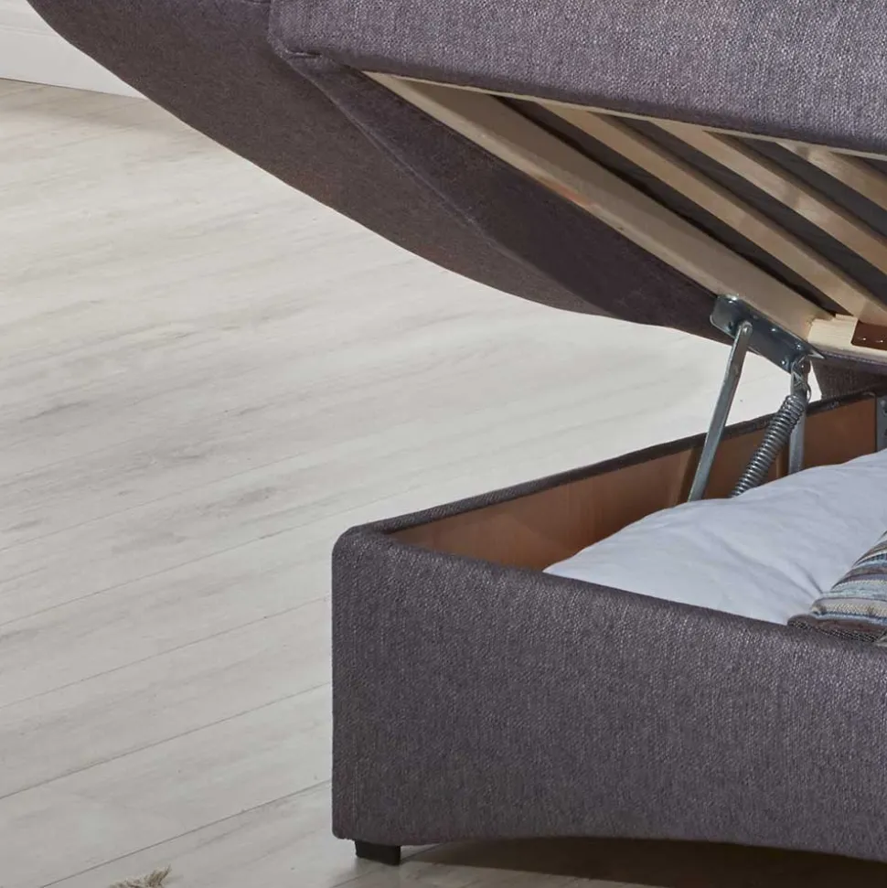 Graues Daybed mit Bettkasten - Perfect