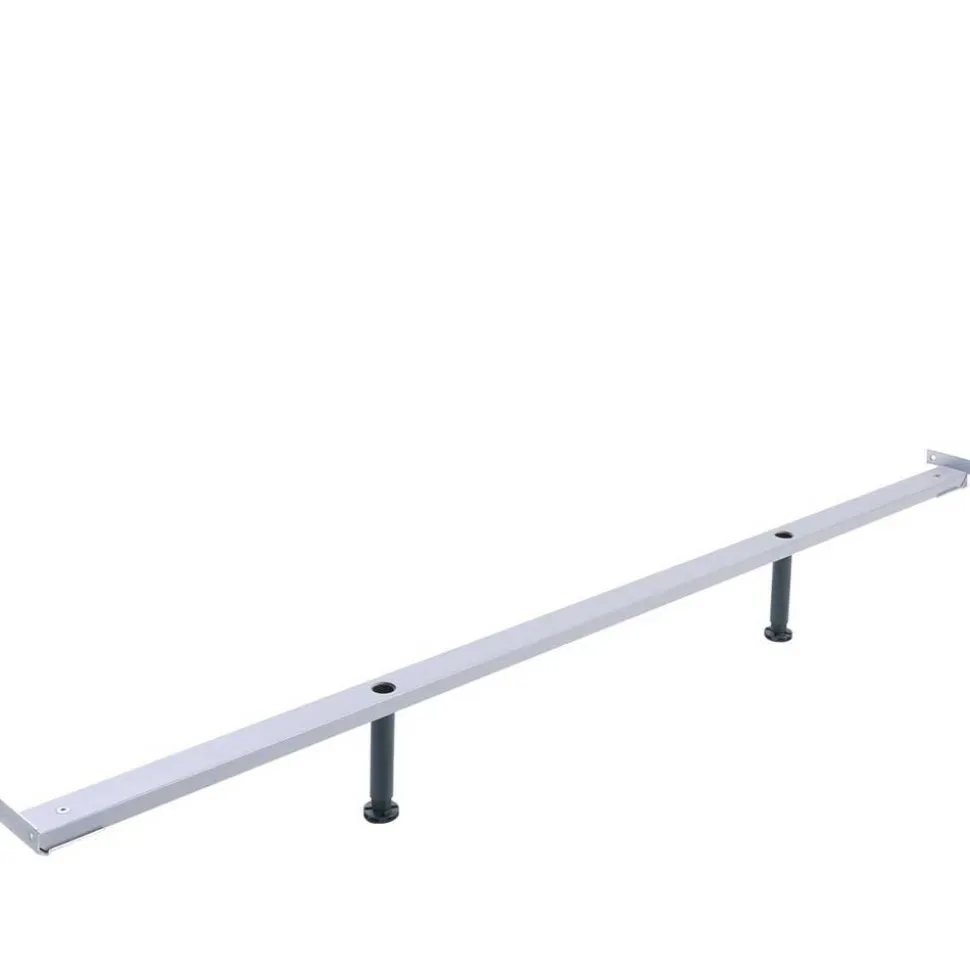 Graues Polsterbett im Skandi Design - Fabia