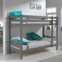 Graues Stockbett Etagenbett in drei Höhen - Vadromo