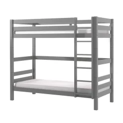 Graues Stockbett Etagenbett in drei Höhen - Vadromo