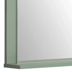 Graugrüner Spiegel mit Ablage - Velmarun