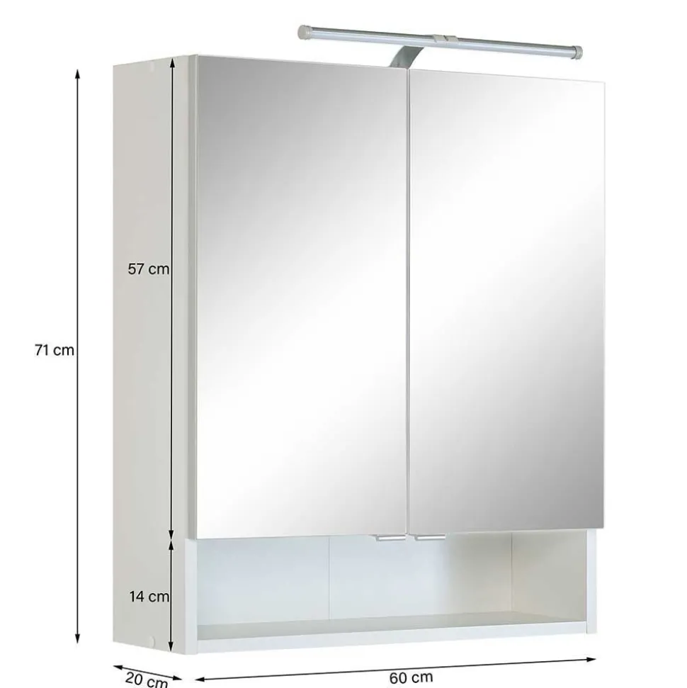 Grüne Badezimmermöbel günstig - Loenixa (dreiteilig)