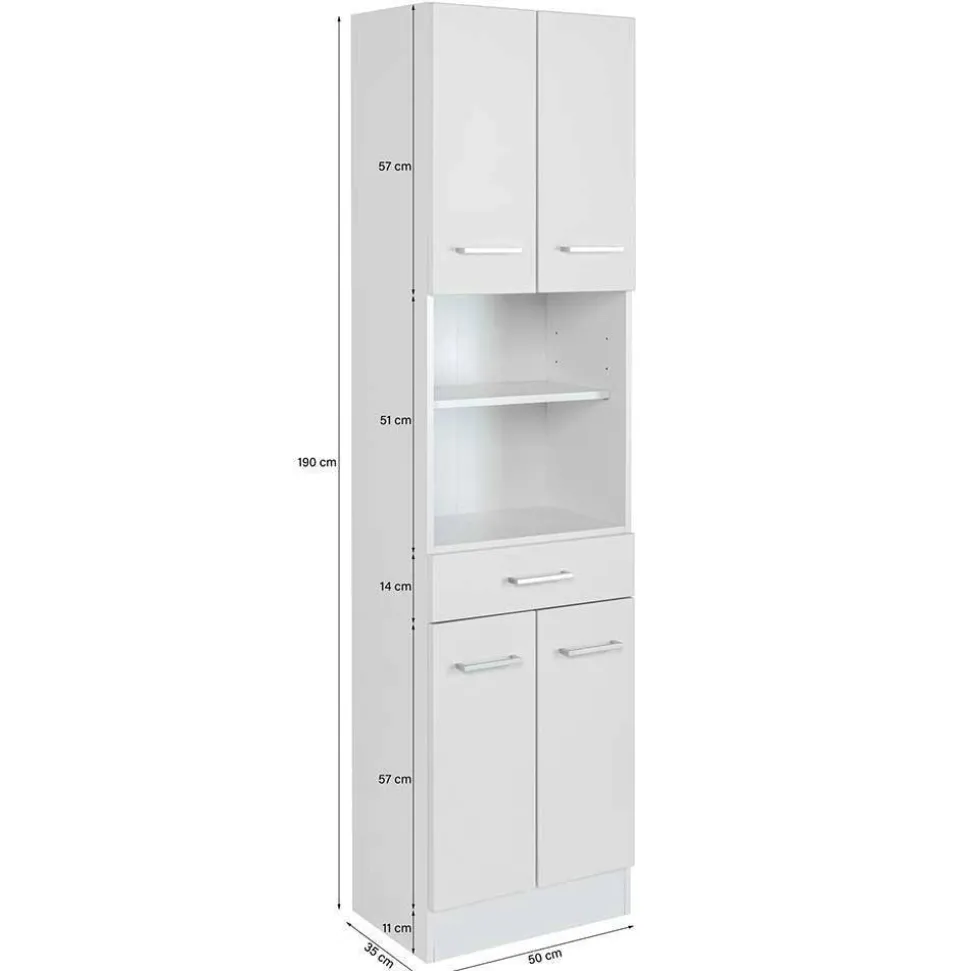 Grüne Badezimmermöbel günstig - Loenixa (dreiteilig)