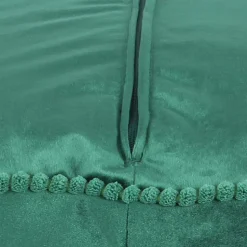 Grünes Meditationskissen mit Samtbezug - Lacredu