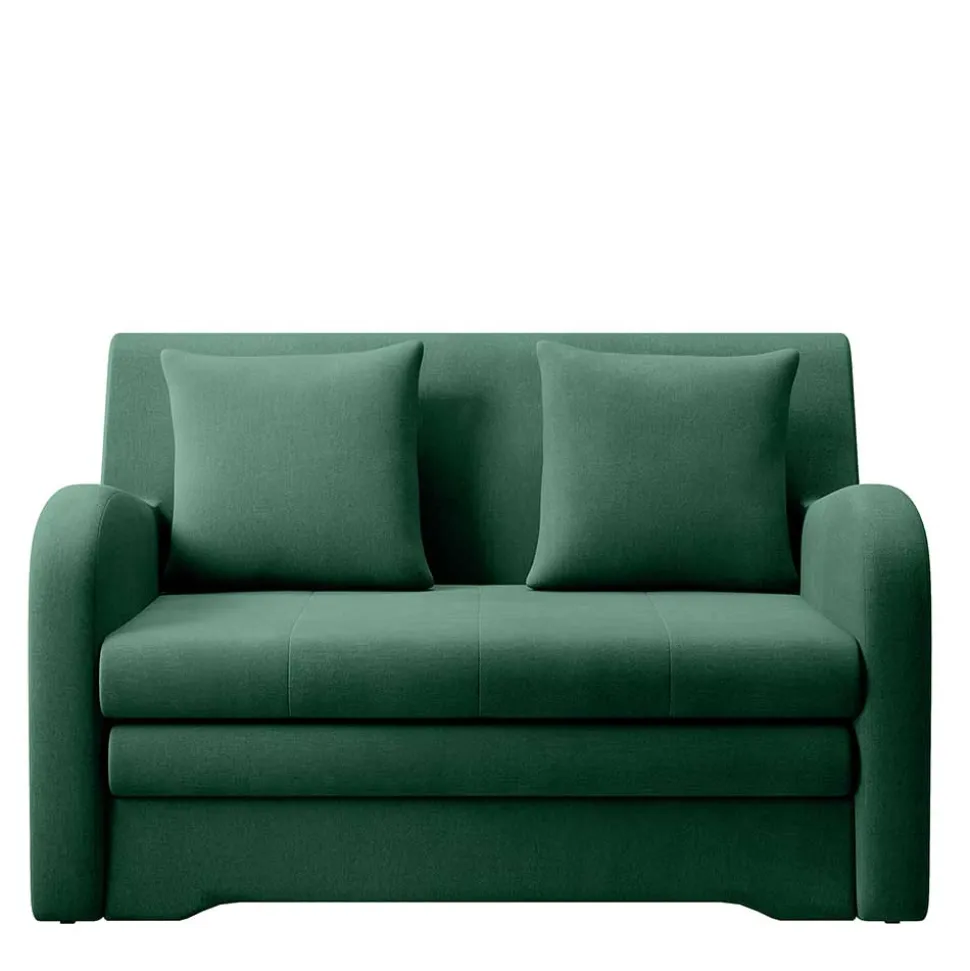 Grünes Schlafsofa mit Veloursbezug - Vigretta