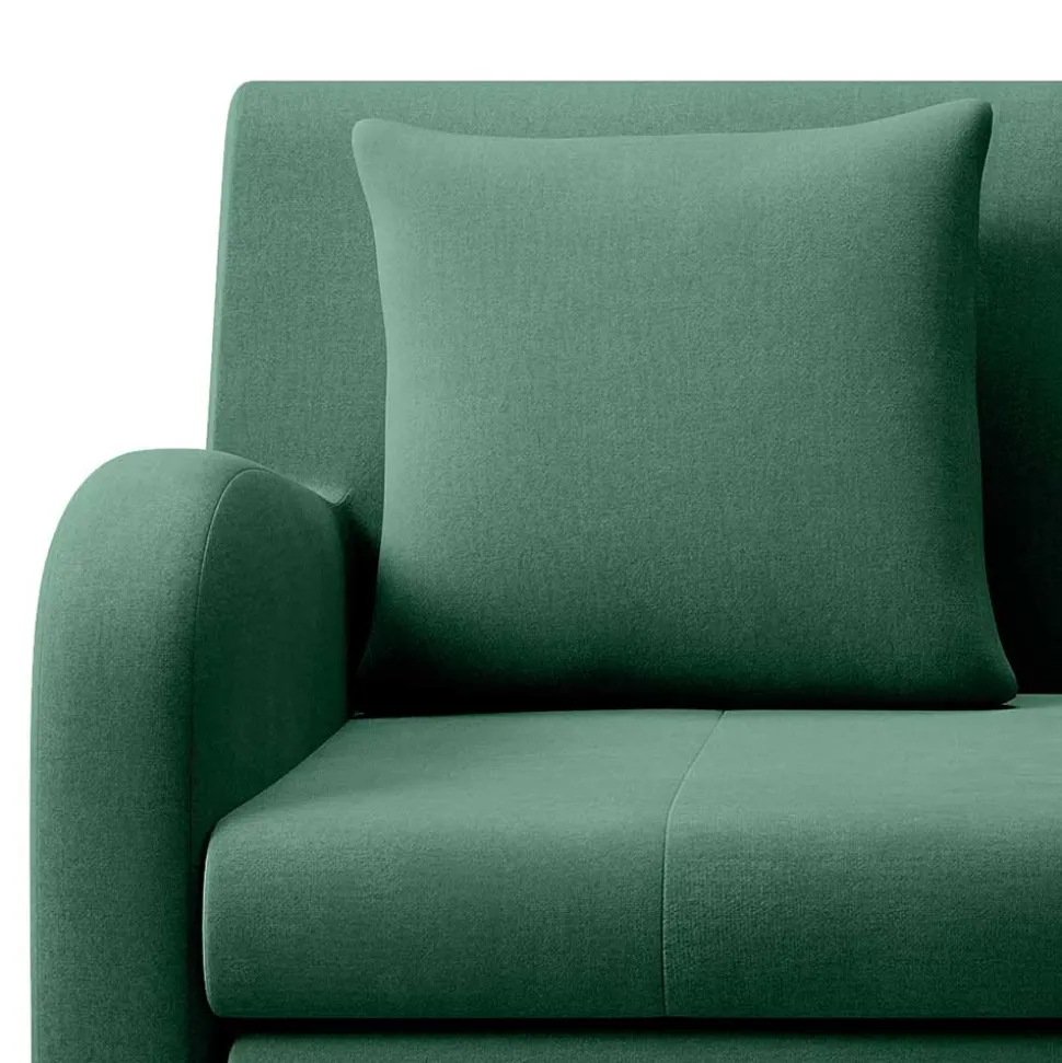 Grünes Schlafsofa mit Veloursbezug - Vigretta