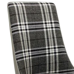 Große Essgruppe in Grau Weiß Mervellin mit Bank (sechsteilig)