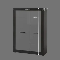 Große Wohnzimmer Einrichtung modern - Istensa (sechsteilig)