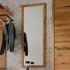 Großer Dielen Spiegel mit Holzrahmen - Mulcian