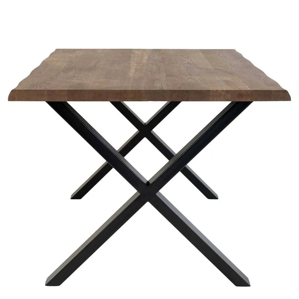 Großer Esszimmertisch aus Eiche Rauchfarben - Isabelon