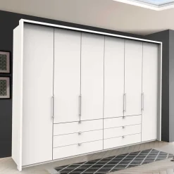 Großer Schrank für Bekleidung in Weiß - Donpiave