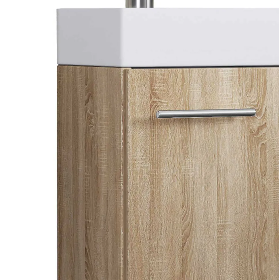 Gäste Bad Waschtisch und Spiegel - Veny (zweiteilig)