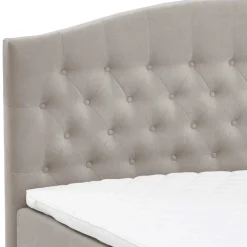 H3 Komplettbett mit Bettkasten in Hellbraun - Furcia