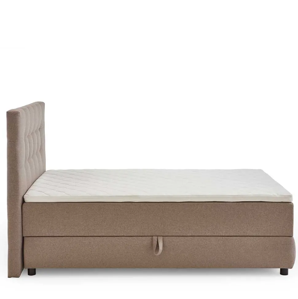 H2 Polsterbett mit Topper und 7-Zonen-TTF-Matratze - Zikalu