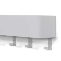 Hakenleiste mit Ablage in Weiß - Kyonus