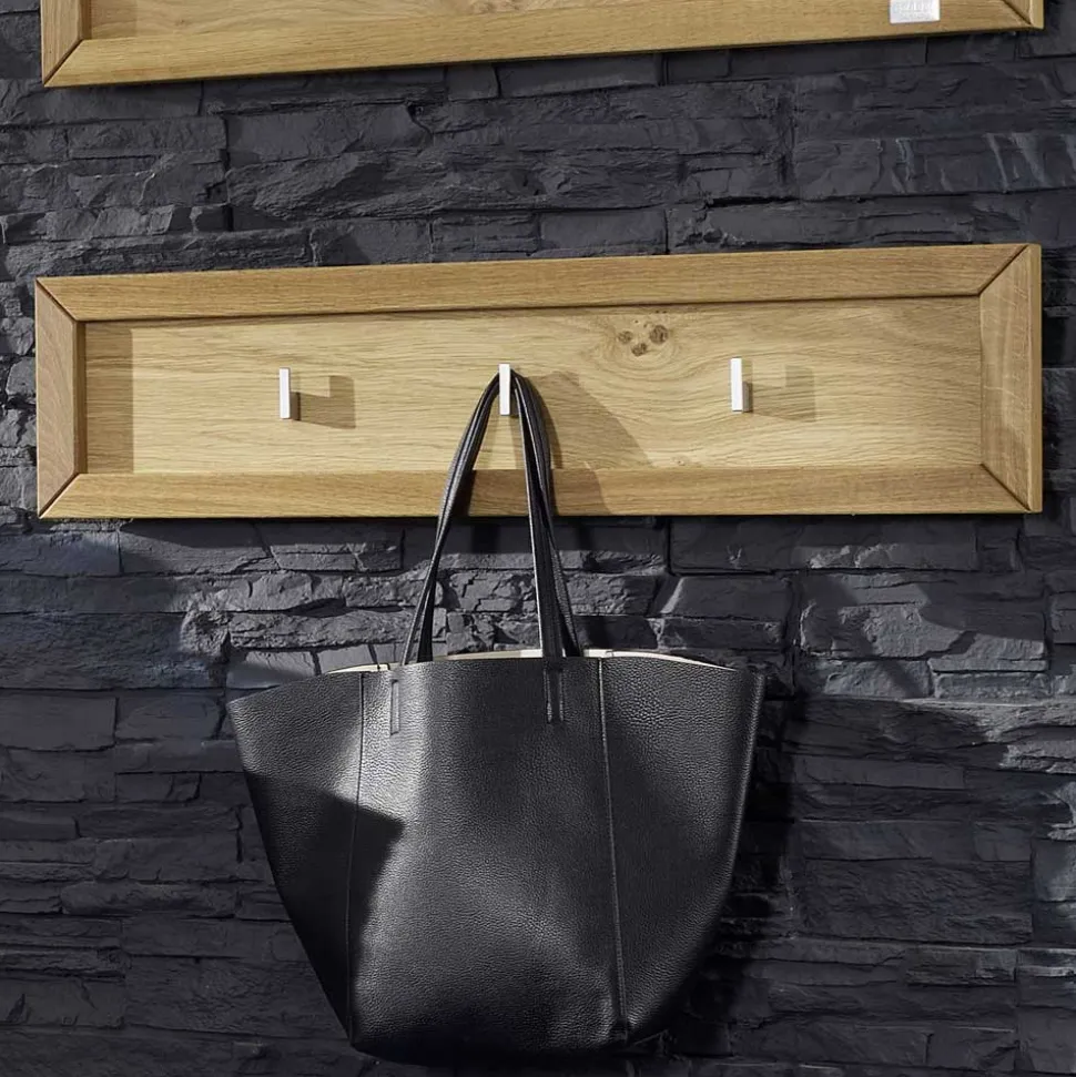 Hakenleiste Natrius aus Wildeiche Massivholz