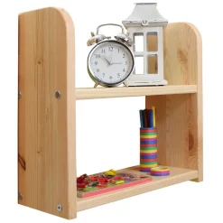 Halbhohes Kinder Spielbett in Kiefer Natur - Duane