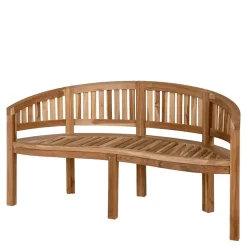 Halbrunde Gartenbank mit drei Sitzplätzen - Starolin