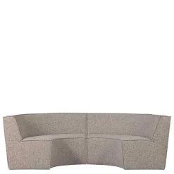 Halbrundes Sofa für den Esstisch - William (zweiteilig)