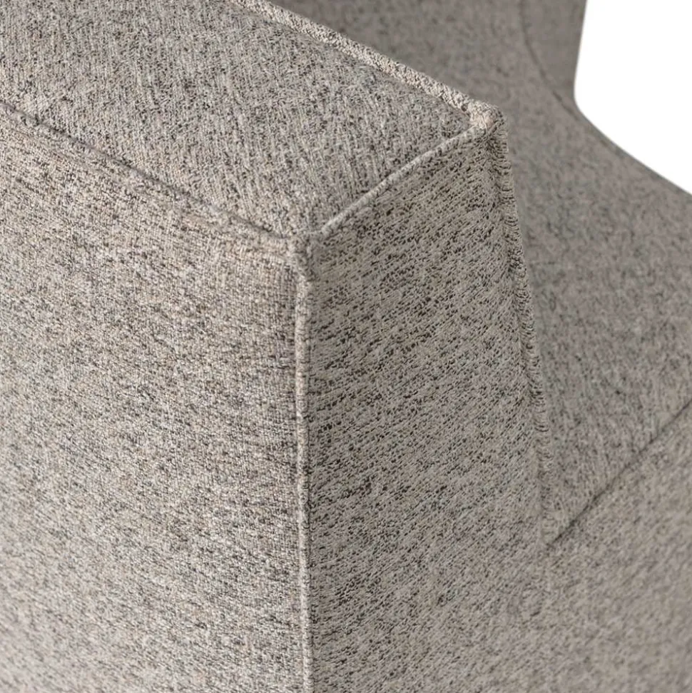 Halbrundes Sofa für den Esstisch - William (zweiteilig)