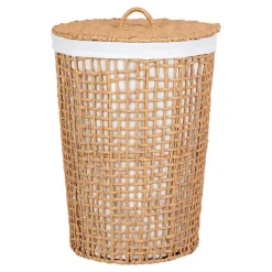 Handgeflochtener Wäschekorb aus Papier Geflecht - Rain