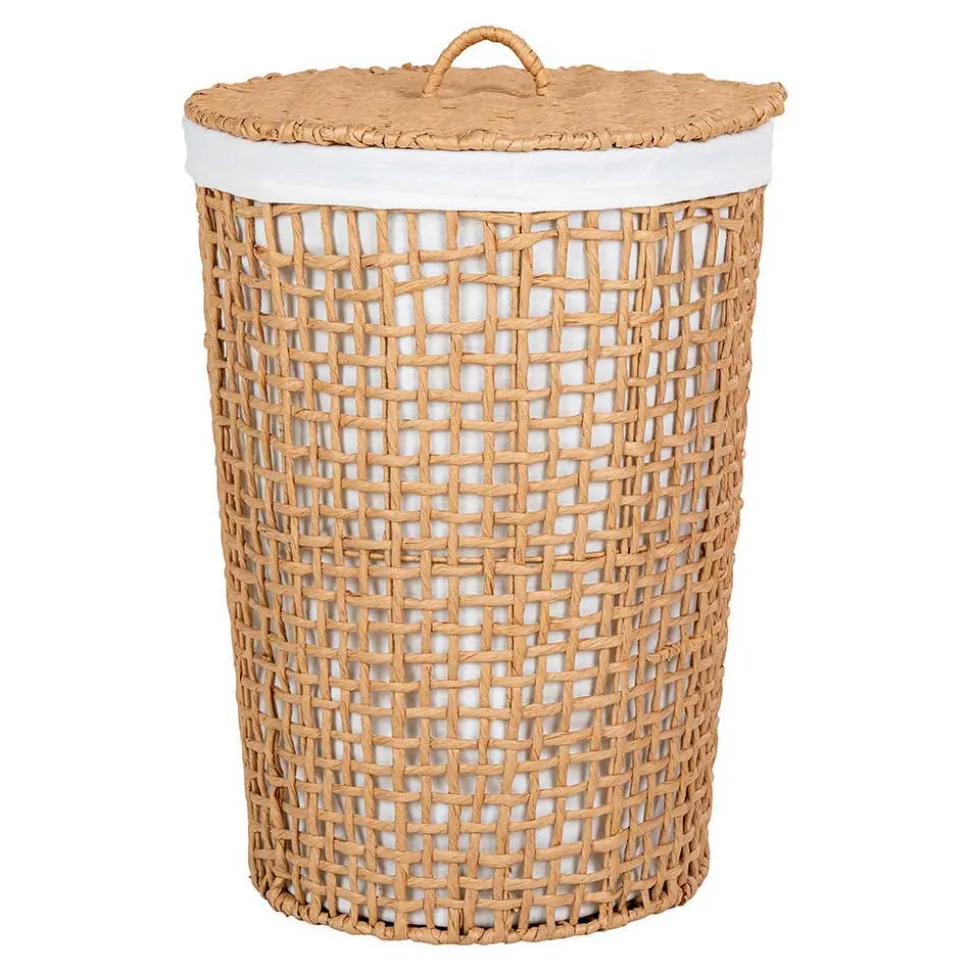 Handgeflochtener Wäschekorb aus Papier Geflecht - Rain