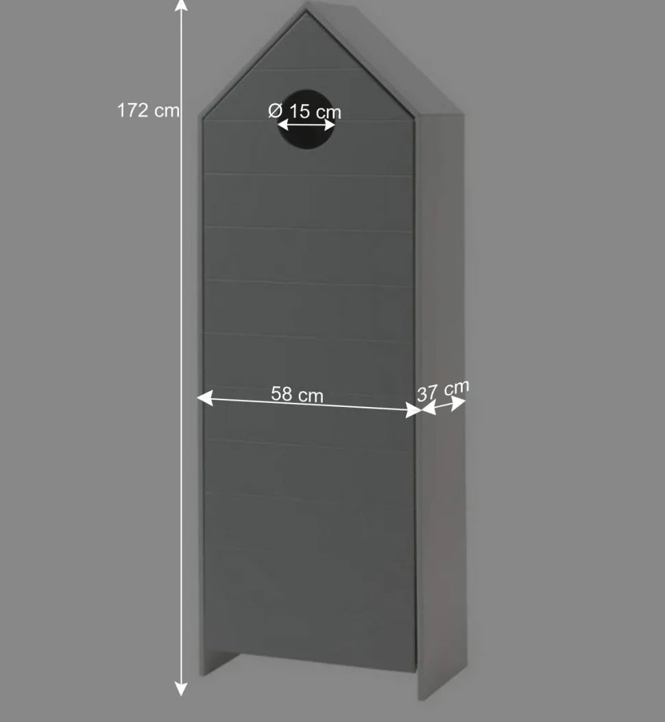 Haus Kleiderschränke & Regal für Kinder - Indefiva (dreiteilig)