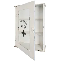 Hausapotheken Schrank Dorna in Weiß