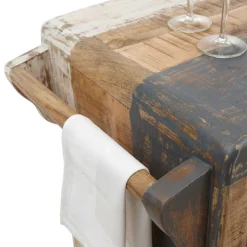 Hausbar Barwagen aus Massivholz mehrfarbig - Faszinata