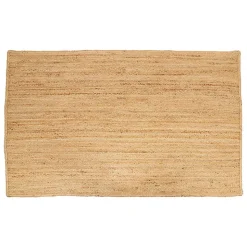 Hellbrauner Teppich aus Jute - Cranos