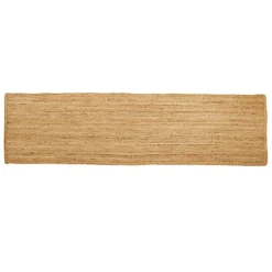 Hellbrauner Teppich aus Jute - Cranos