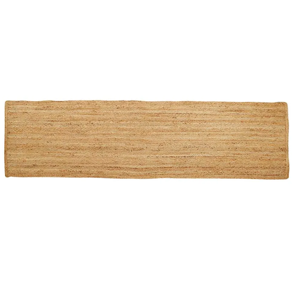 Hellbrauner Teppich aus Jute - Cranos