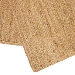 Hellbrauner Teppich aus Jute - Cranos