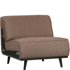 Hellbraunes Modulsofa-Element aus Boucle - Nyons