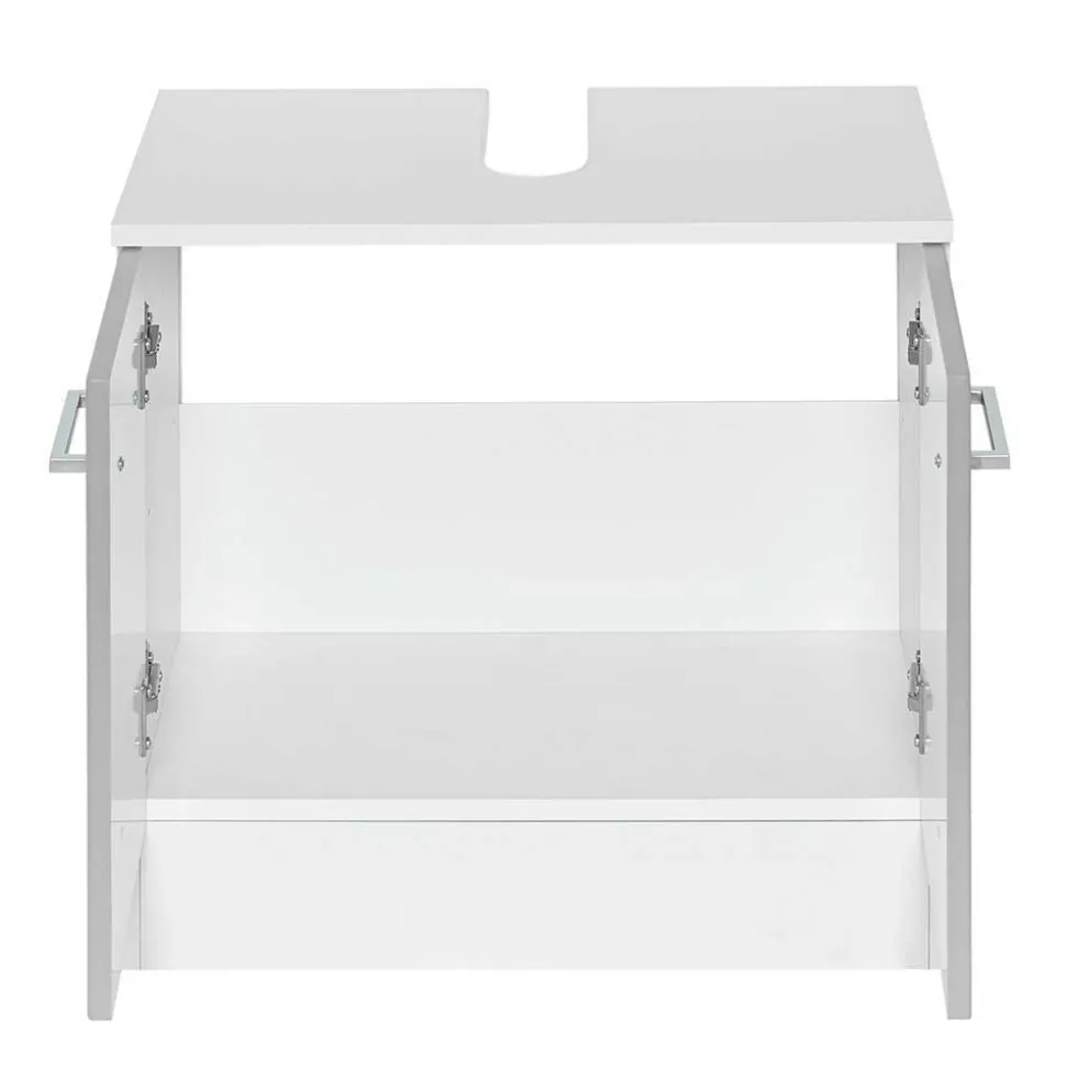 Helle Badmöbel als Set in Grau Front - Girios (vierteilig)