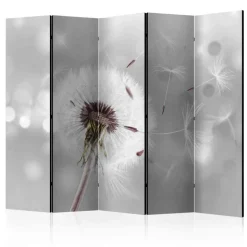 Heller Leinwand-Paravent Pusteblume - Artjes