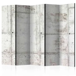 Heller Paravent im Beton Wand Design - Eddya