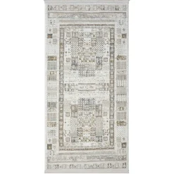 Heller Teppich Brücke in drei Größen - Serasmus